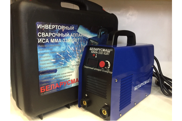 Фото 2 - Сварочный инвертор Беларусмаш БСА ММА 330 IGBT в кейсе с электронным табло SI