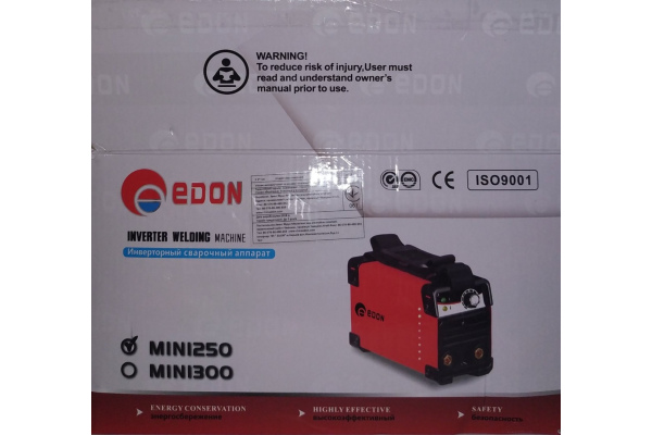 Фото 12 - Сварочный инвертор Edon MMA 250 Mini