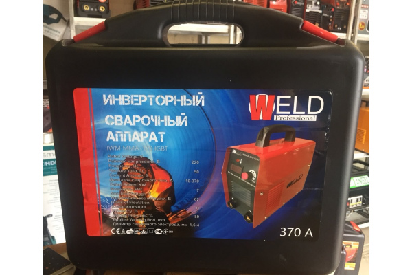 Фото 4 - Сварочный инвертор Weld IWM MMA 370 (Дисплей+кейс)