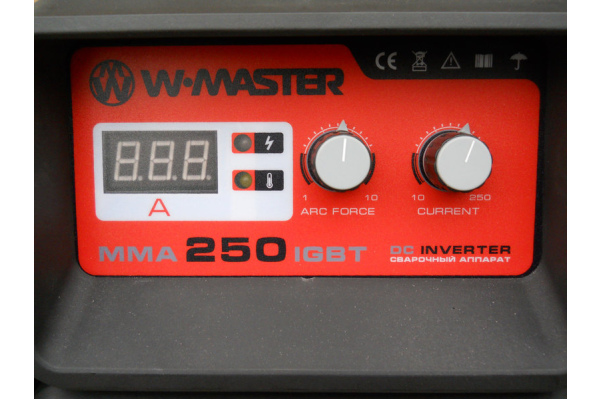 Фото 4 - Сварочный инвертор WMaster MMA 250 IGBT (380V)