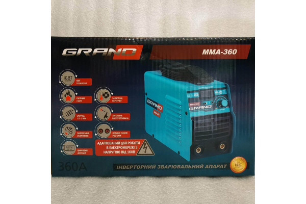 Фото 7 - Сварочный инвертор Grand ММА-360A