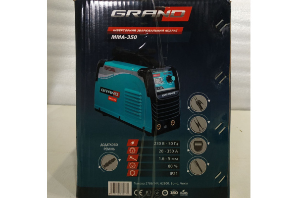 Фото 8 - Сварочный инвертор Grand ММА-350 Prof