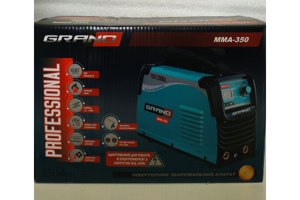 Фото 7 - Сварочный инвертор Grand ММА-350 Prof