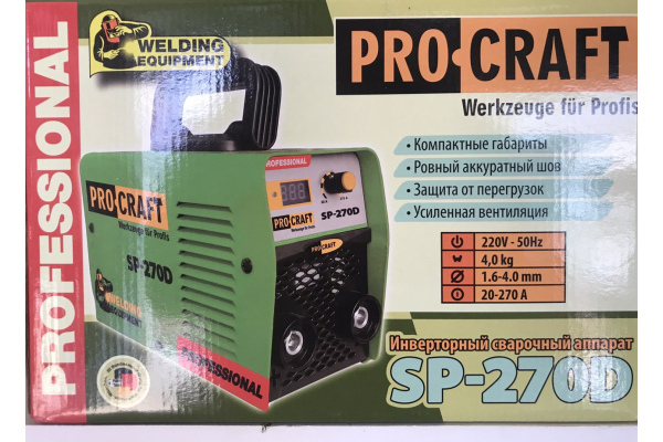 Фото 7 - Сварочный инвертор Procraft SP-270D