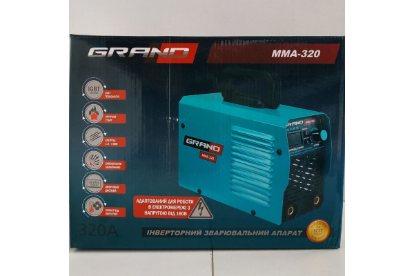 Фото 7 - Сварочный инвертор Grand MMA-320 (LCD-дисплей)