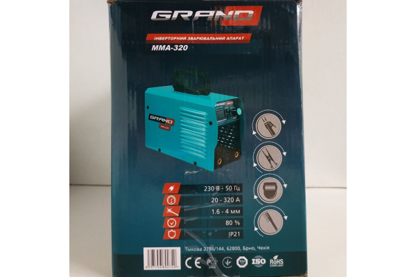 Фото 8 - Сварочный инвертор Grand MMA-320 (LCD-дисплей)