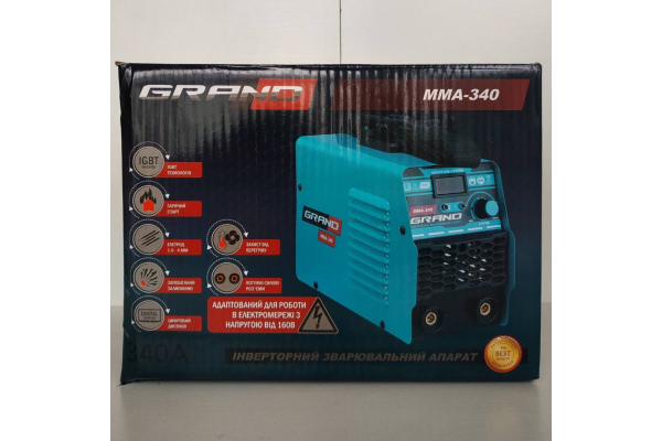 Фото 7 - Сварочный инвертор Grand MMA-340 (LCD-дисплей)