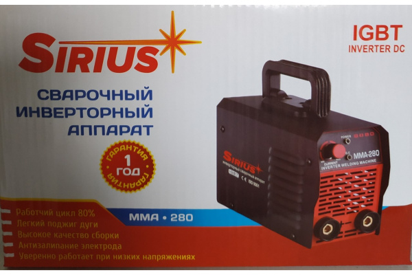 Фото 7 - Сварочный инвертор Sirius MMA-280 mini