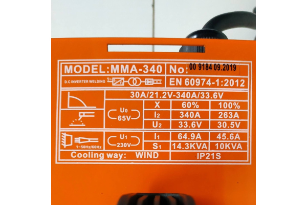 Фото 6 - Сварочный инвертор Плазма turbo MMA-340