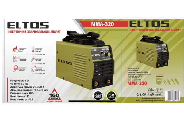 Фото 8 - Сварочный инвертор Eltos MMA-320