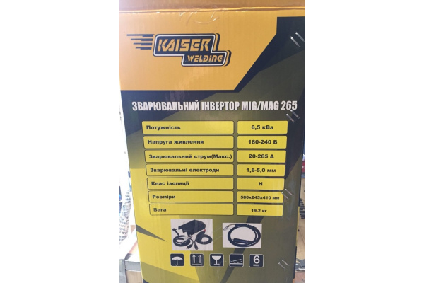 Фото 3 - Сварочный полуавтомат Kaiser MIG/MAG/MMA 265