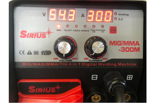 Фото 4 - Сварочный полуавтомат Sirius MIG/MMA-300