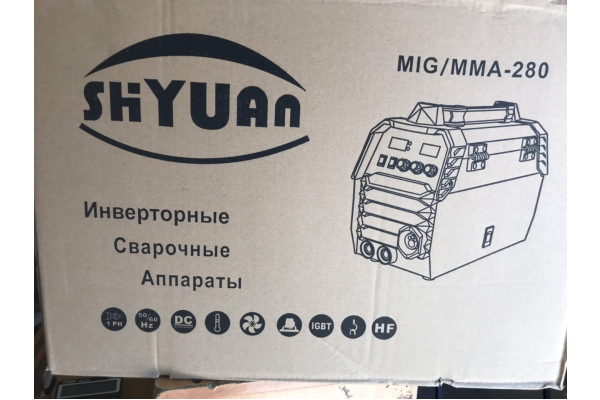 Фото 8 - Сварочный полуавтомат Shyuan MIG/MMA 280