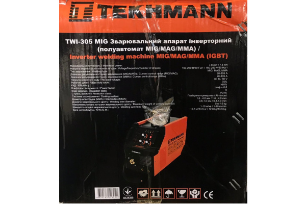 Фото 14 - Сварочный полуавтомат Tekhmann TWI-305 MIG