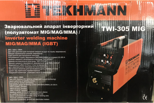 Фото 13 - Сварочный полуавтомат Tekhmann TWI-305 MIG