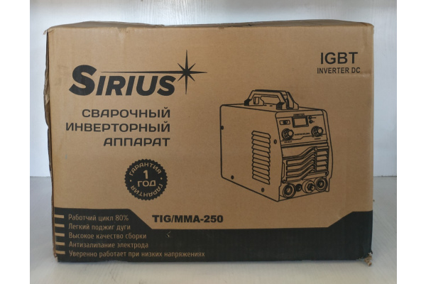Фото 8 - Аргонная сварка Sirius TIG/MMA 250