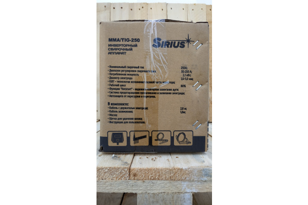 Фото 8 - Аргонная сварка Sirius MMA/TIG-250 (2в1)