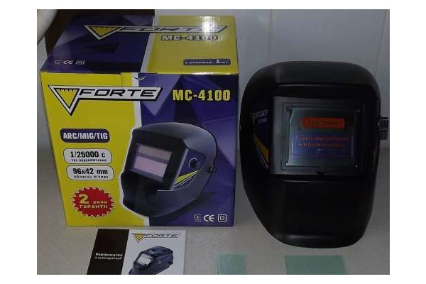 Фото 6 - Маска сварщика хамелеон Forte MC-4100