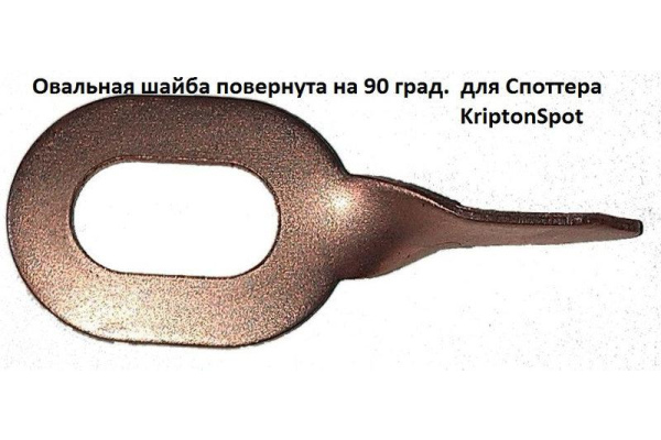 Фото 2 - Овальная шайба для споттера с поворотом (25 шт)