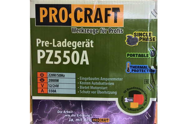 Фото 5 - Пуско-зарядное устройство Procraft PZ-550A